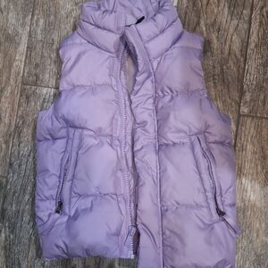 All In Motion Kids Lavender Puffer Vest